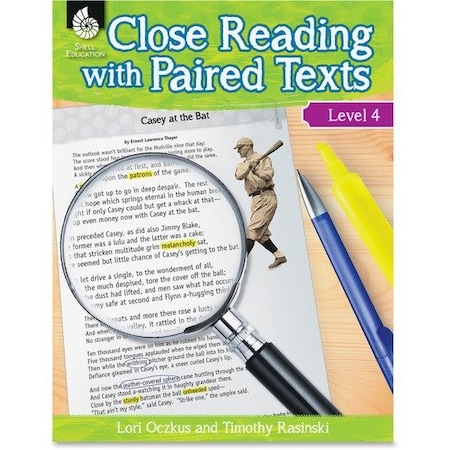 Shell Education Teacher Created Materials Close Reading w/Paired Texts, Grade 4, Ast SHL51360
